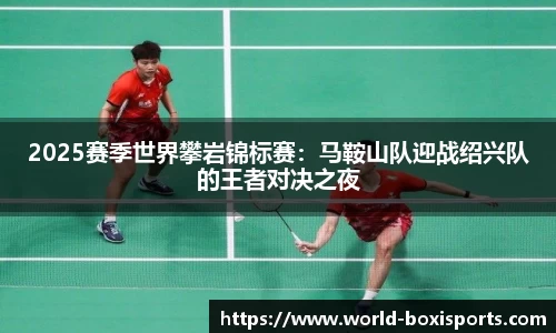 2025赛季世界攀岩锦标赛：马鞍山队迎战绍兴队的王者对决之夜